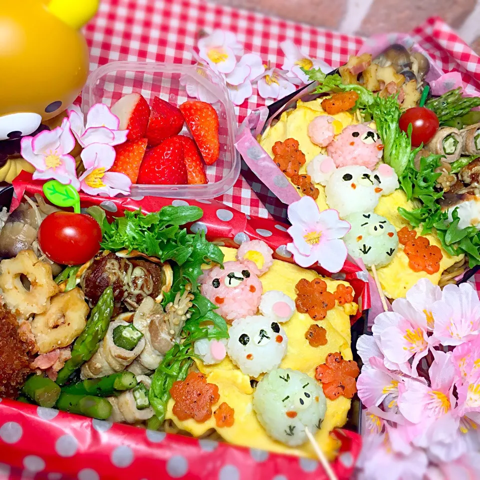 Snapdishの料理写真:お花見団子🍡弁当🍱バージョン④|せいこさん