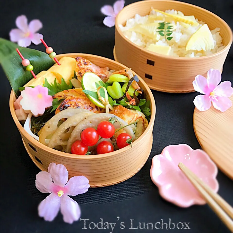 4月14日 旦那サマと中学生の息子のお弁当😊|tomatosakuさん