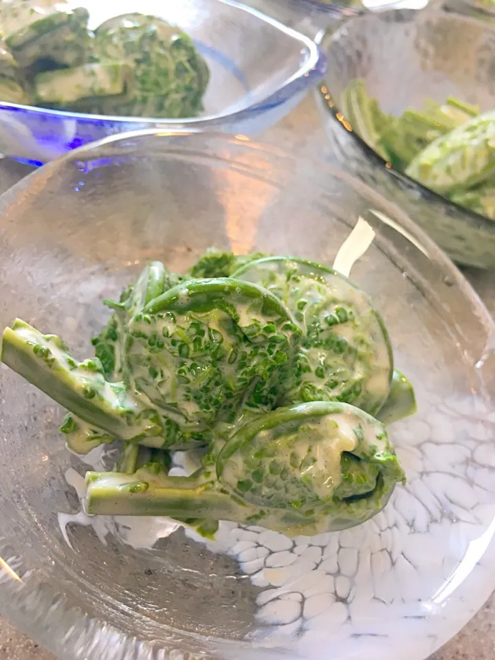 こごみのわさびマヨ✨|てんてんさん