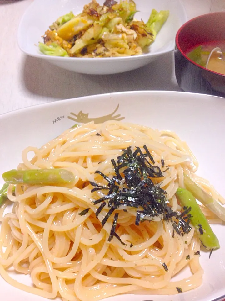 和風明太子パスタ|あやにん食堂さん