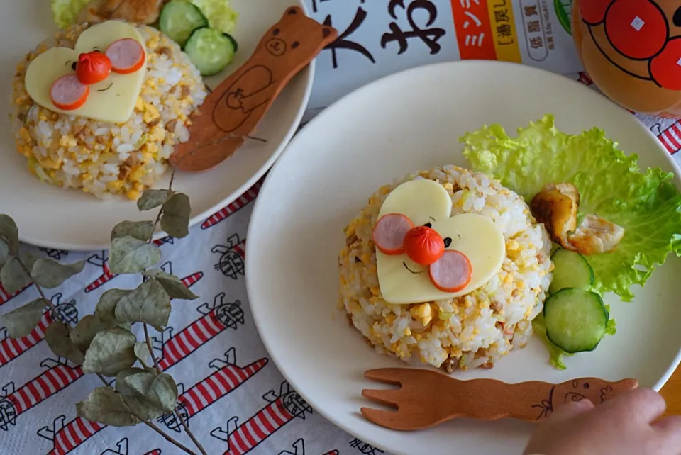 大豆のお肉ミンチそぼろ&たまごそぼろの混ぜごはん|az.さん