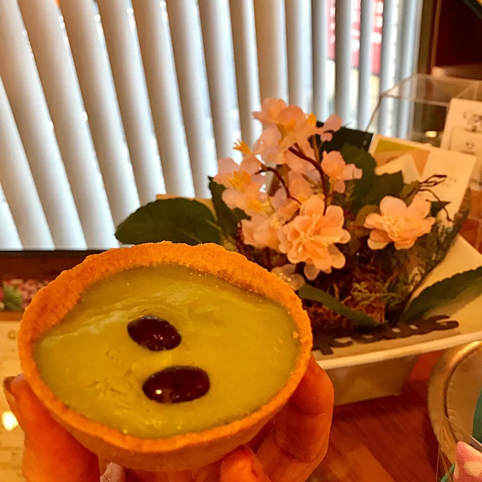 LAWSONの
能登大納言と抹茶のチーズタルト😋|ジヨ美さん