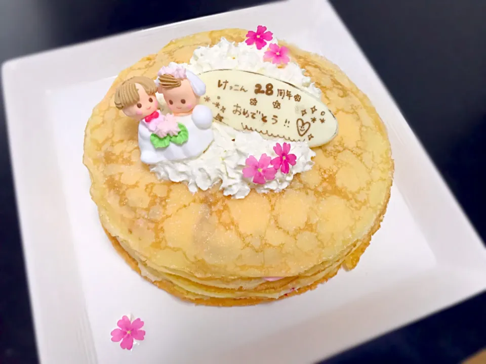 💍結婚記念日ケーキ🎂|なちゃんさん