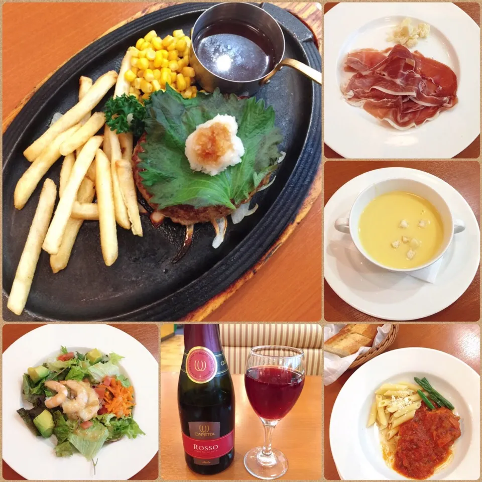 4/16❤︎久しぶりにロイヤルホストランチ❤︎
スパークリングワインハーフをひとりで空けてしまいました…🍷|Makinsさん