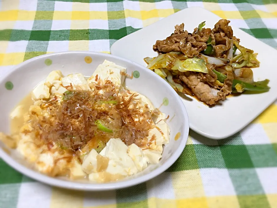 Snapdishの料理写真:回鍋肉
揚げ玉豆腐|eiyadeさん