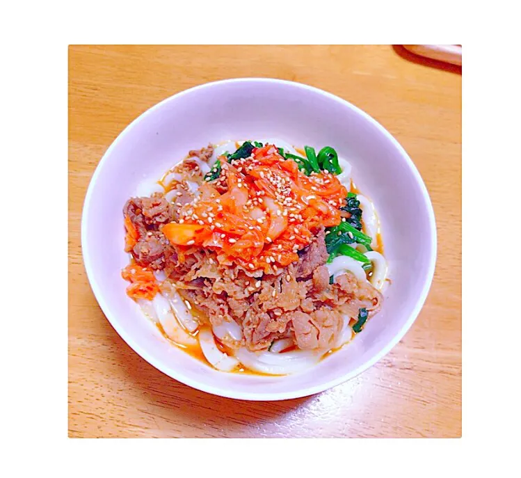 🍜: 牛肉キムチうどん
#うどん #牛肉 #キムチ #簡単レシピ|みちゃんさん