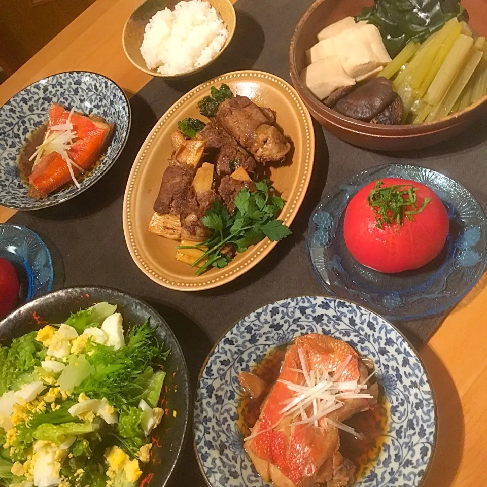 Snapdishの料理写真:晩ごはん🍚|ba.a.ba_キッチンさん