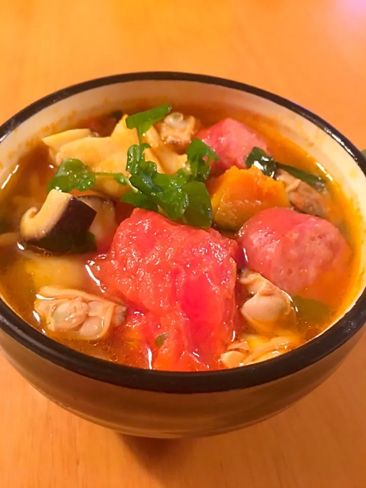 トマト🍅スープ|ゆうやけラララさん