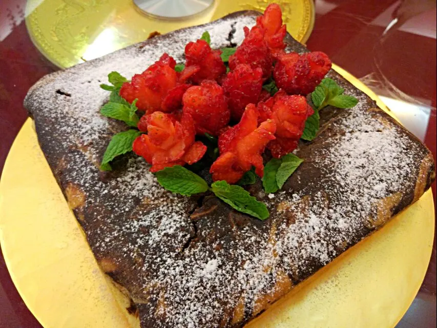 Thermomix marble cake with strawberry rose|Ee Shanさん