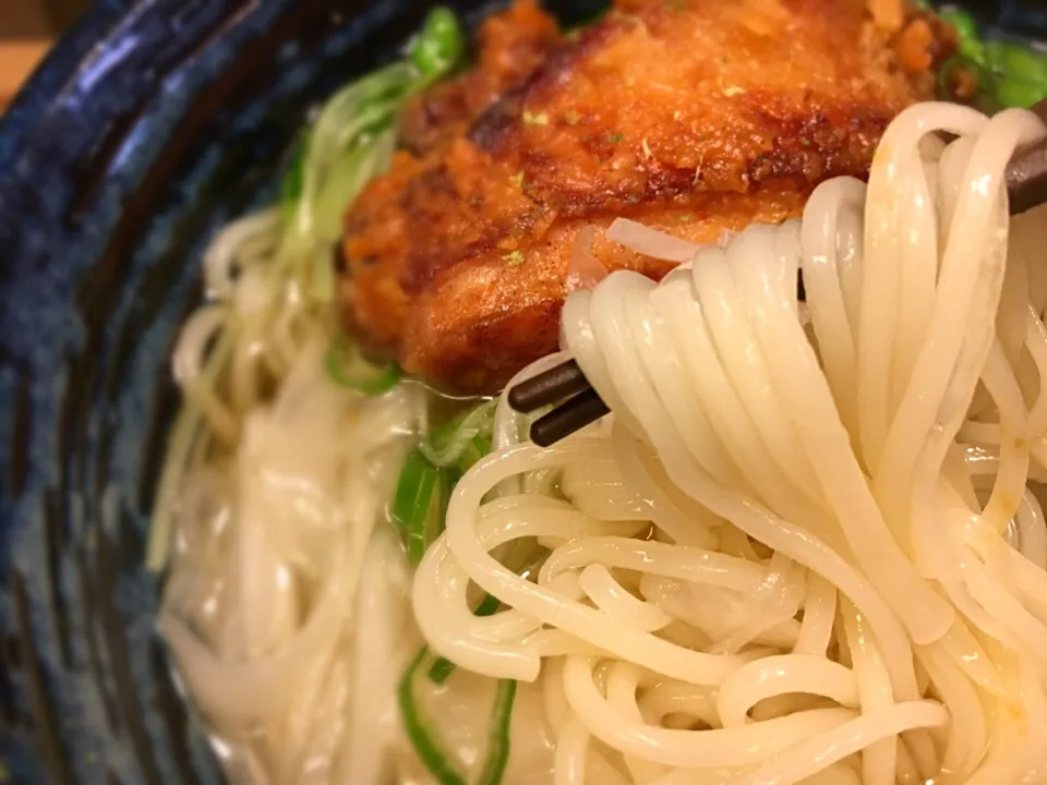 阿波尾鶏の香味醤油揚温めん6|半田手延べそうめんの店 阿波や壱兆さん