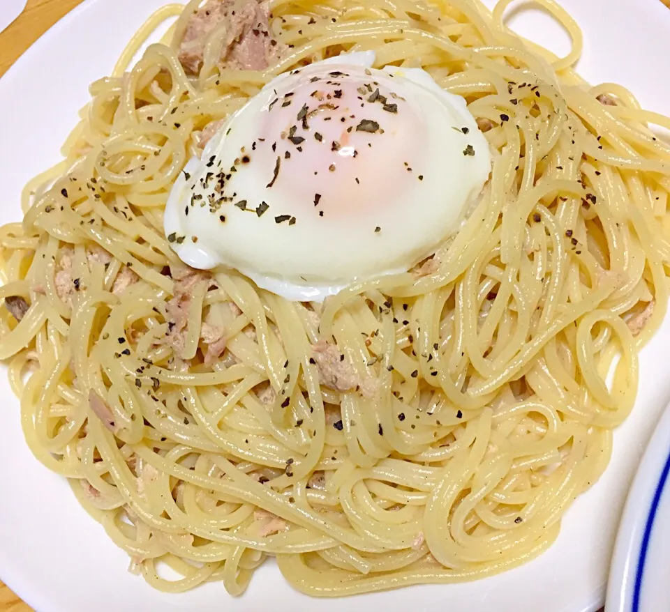 ツナマヨパスタ🍝|にゃんこさん