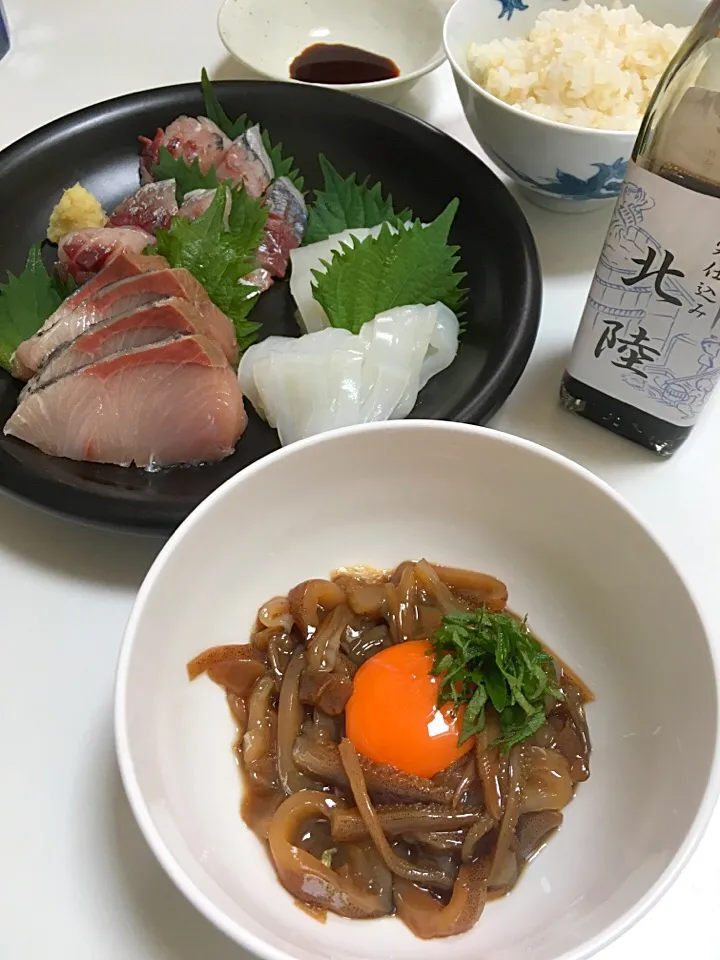 釣りヤリイカのお刺身ランチ|Masakoさん