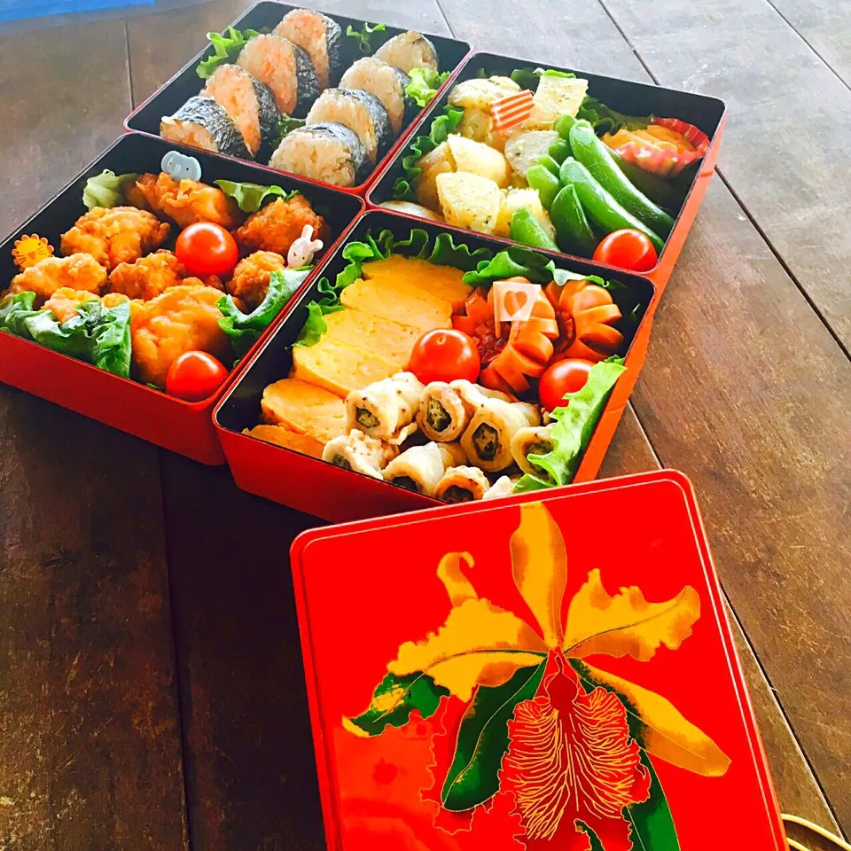 #お花見弁当 #お重弁当|ゆうさん