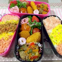 Snapdishの料理写真:🌸愛息子&愛娘のお弁当🌸|Kii mamaさん