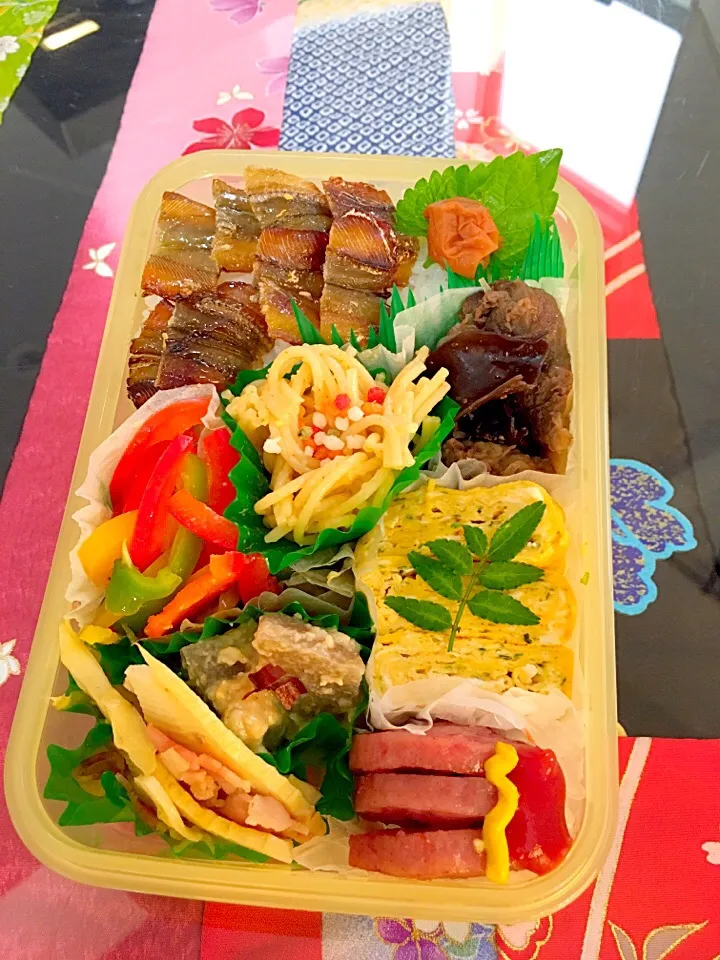 Snapdishの料理写真:4月18日  プクパパお弁当|プクママさん