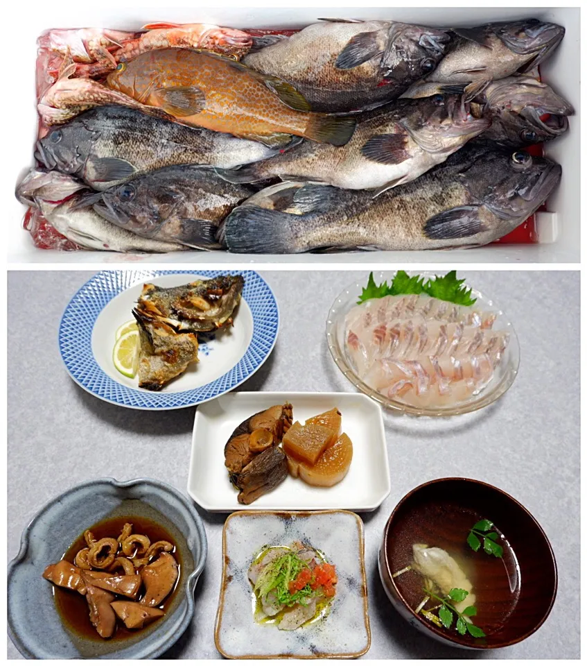 夫が釣りに行った日は 当然魚の晩ご飯|Orie Uekiさん