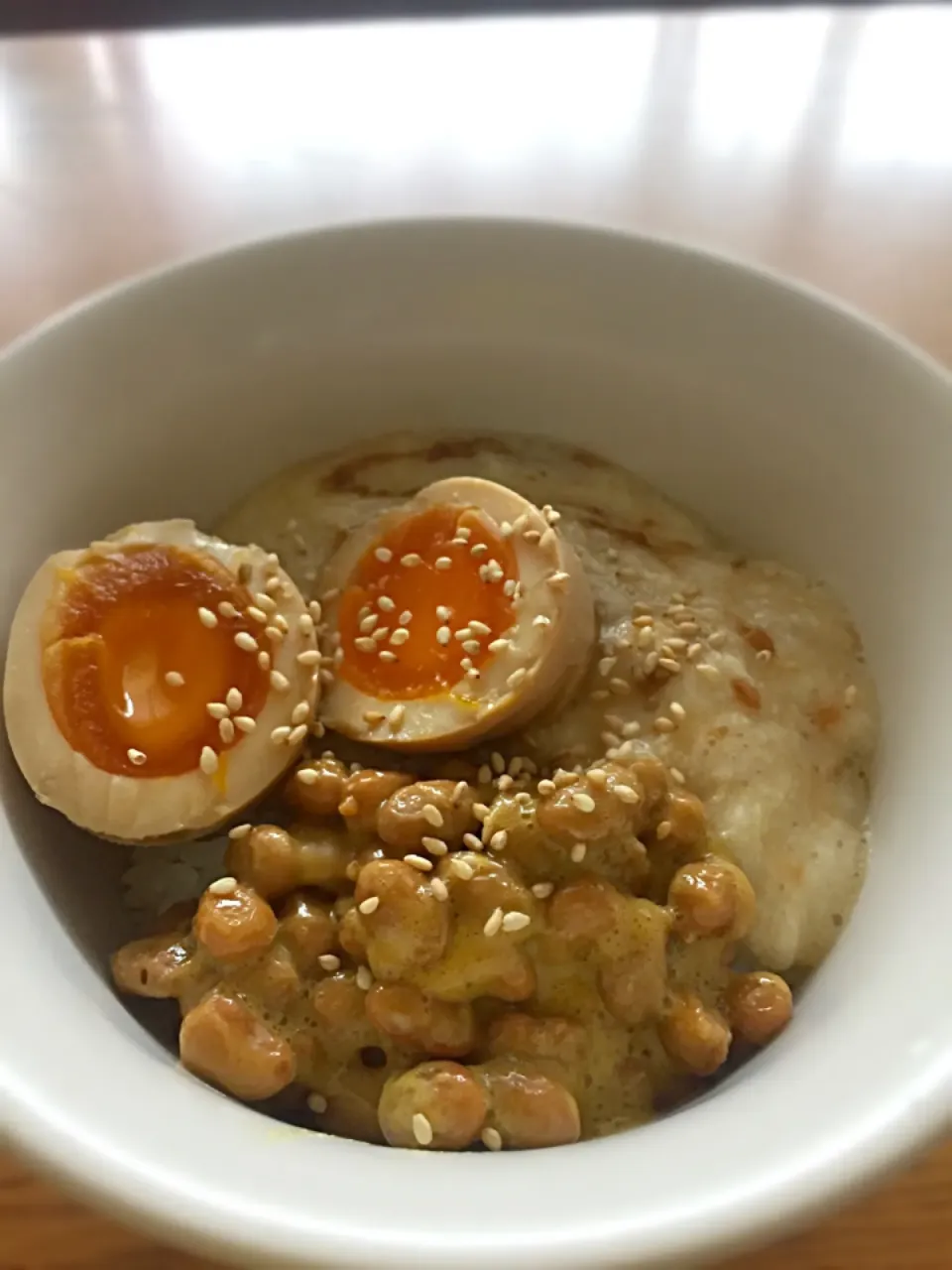 Snapdishの料理写真:味玉とろろ丼|みつなち☆さん