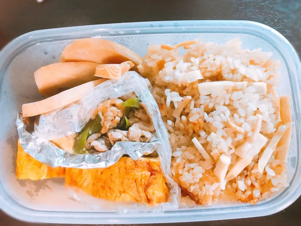 筍づくし弁当🍱😋|しろこ🐾໊さん