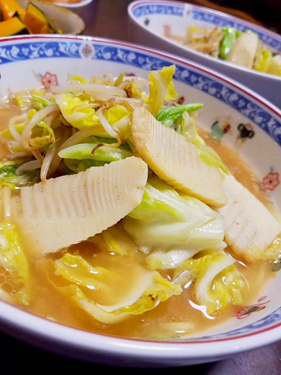 タケノコと春キャベツの味噌ラーメン|ふりるさん