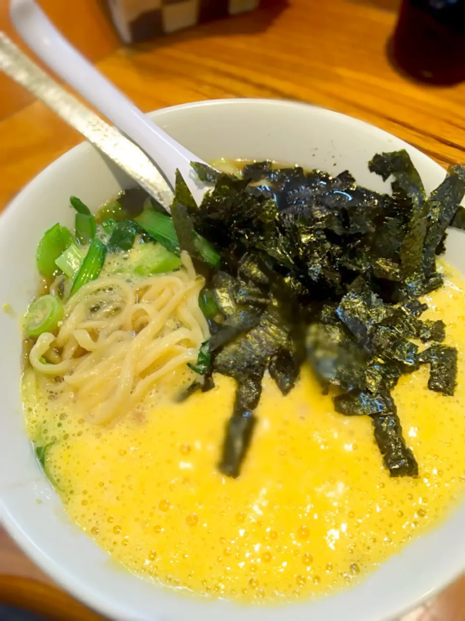 Snapdishの料理写真:納豆ラーメンin神田ラーメンHARUKA悠/神田|aaa..caさん