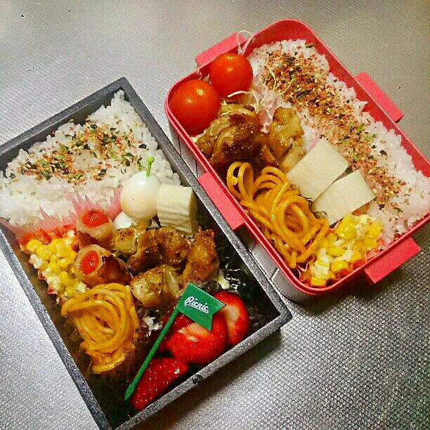 #お弁当 #高校生 #サラ飯
今日のおっさんと高校生弁当|Yukaさん