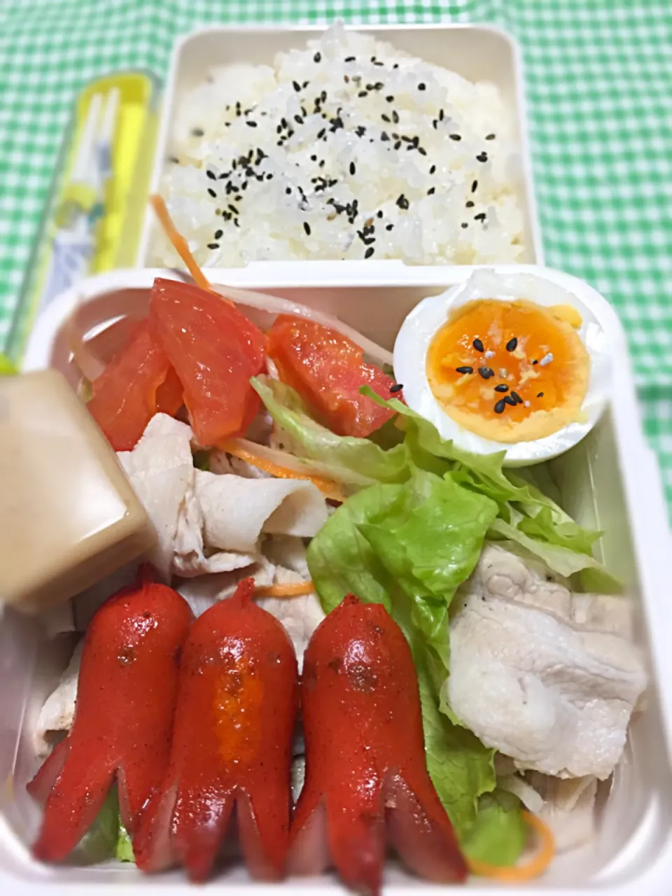 4月19日 豚しゃぶしゃぶ弁当🍱
( ･(OO)･ )|かよっぺさん