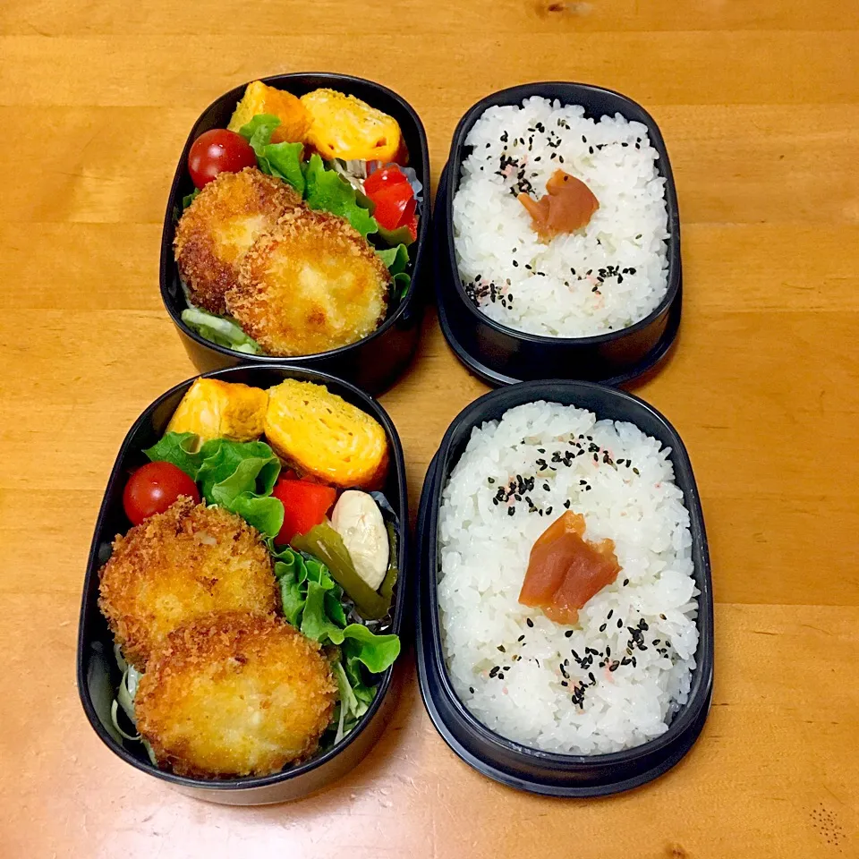 カニクリームコロッケ弁当(*^^*)|sachiさん