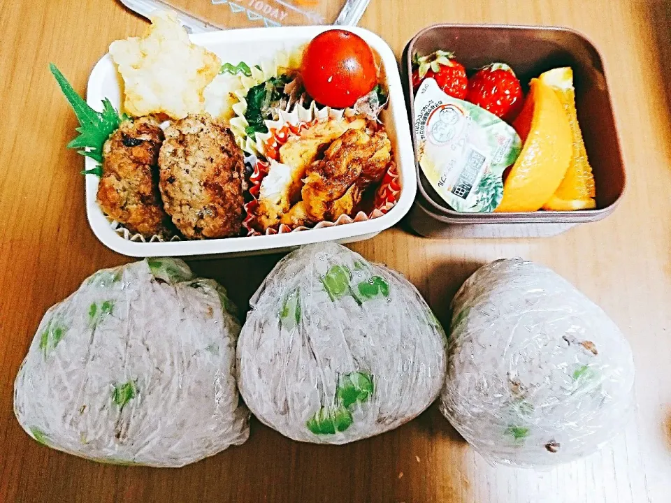 Snapdishの料理写真:17*4*19  息子弁当|hilocoさん