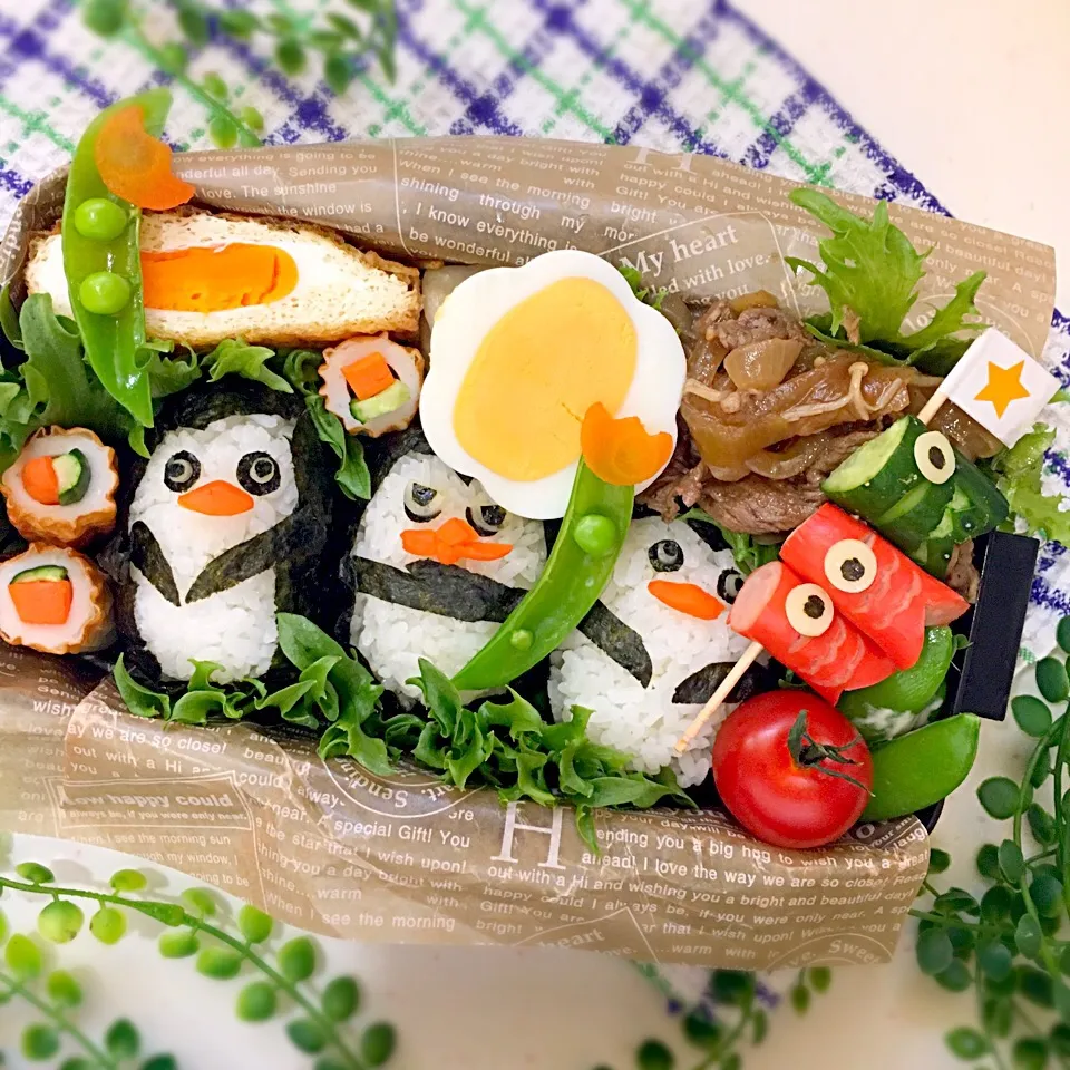 ペンギンズの子どもの日🎏弁当|せいこさん