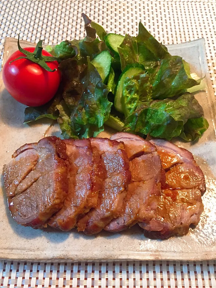 Snapdishの料理写真:ボンバーさんの料理 焼きブヒィ ブヒィ👋🐷🎵|さちさん