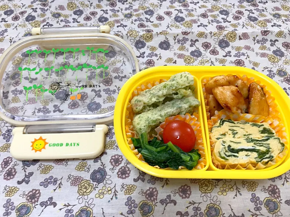 だんなさんのお弁当のあまりを詰めた、ミニチュア弁当。|みほさん