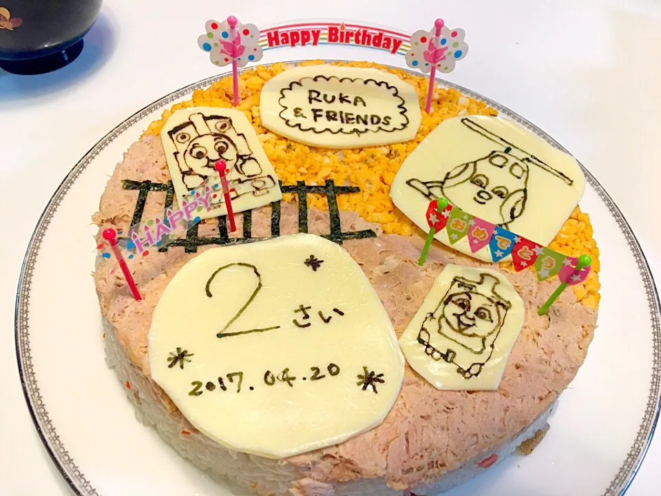 Snapdishの料理写真:ケーキ寿司|りんこさん