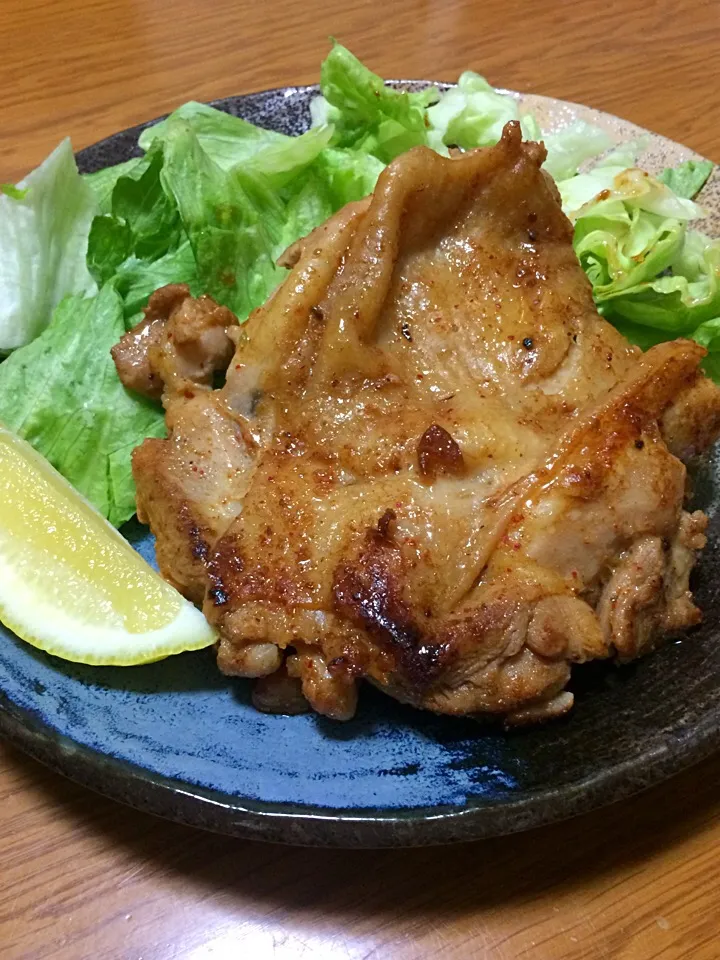 鶏腿肉の浅ケイジャン焼き|風流料理人さん