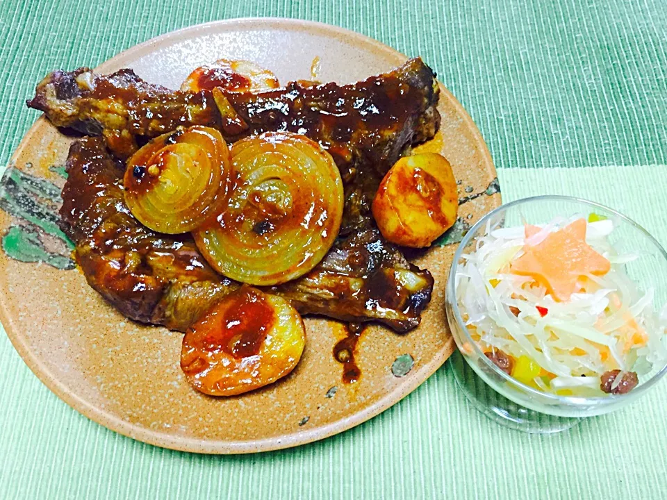 SpareRibs and Atchara|Jaimie Alvarezさん