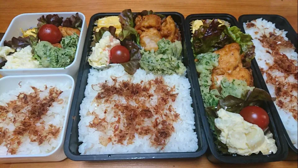 子どもたちのお弁当4/21|美&琴&魁&竜さん