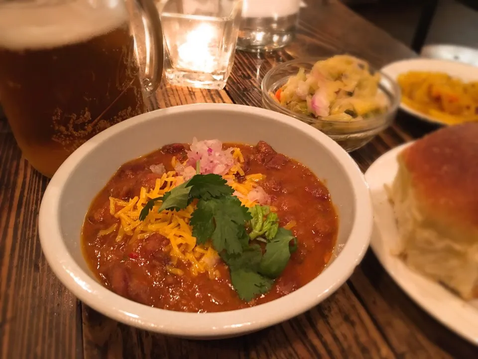 Small Beef Chili and Beer|chan mitsuさん