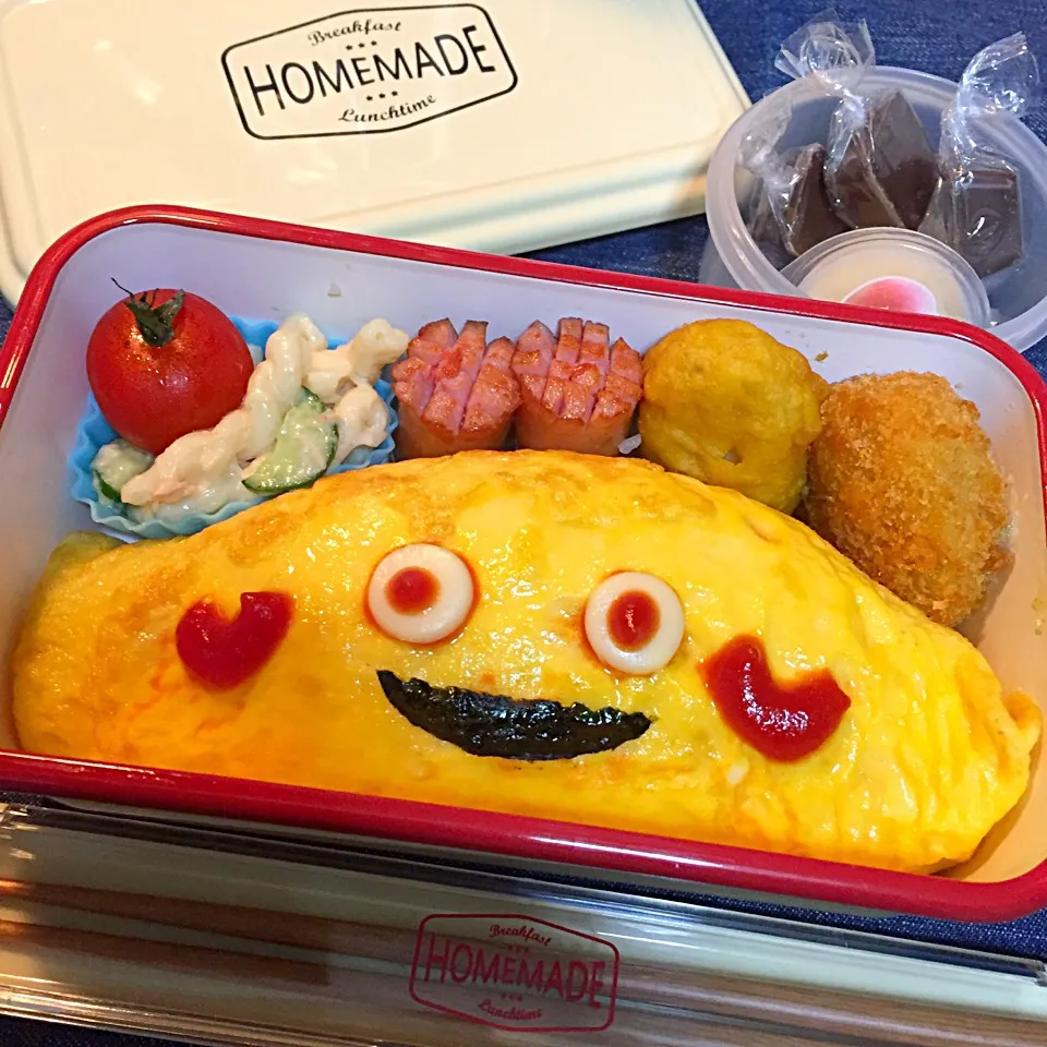 Snapdishの料理写真:#高校生 #お弁当 #オムライス|kinokoとpeanutsのママさん