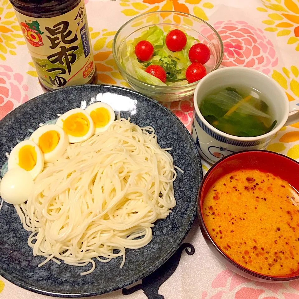 ピリ辛豆乳つけ汁素麺|y u iさん