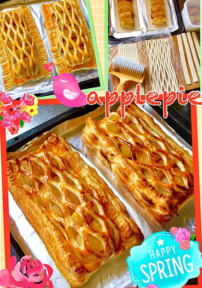 Apple pie #焼き菓子 #リンゴ🍎|Blueberry🫐さん