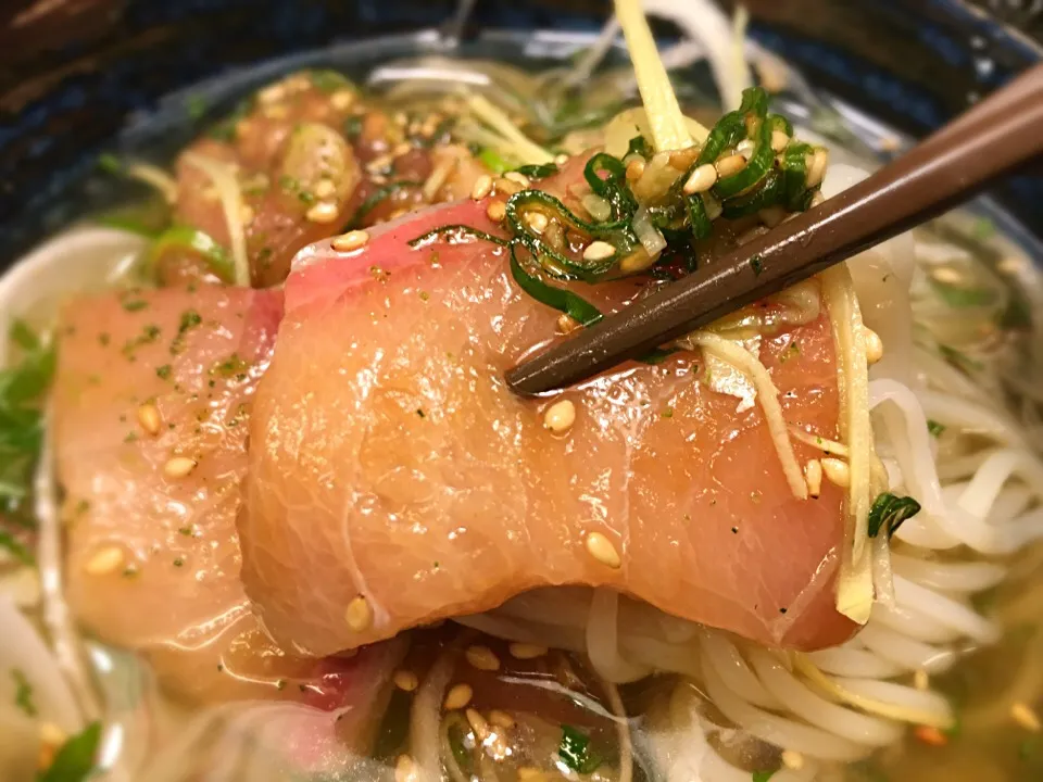 鰤のりゅうきゅうそうめん7|半田手延べそうめんの店 阿波や壱兆さん