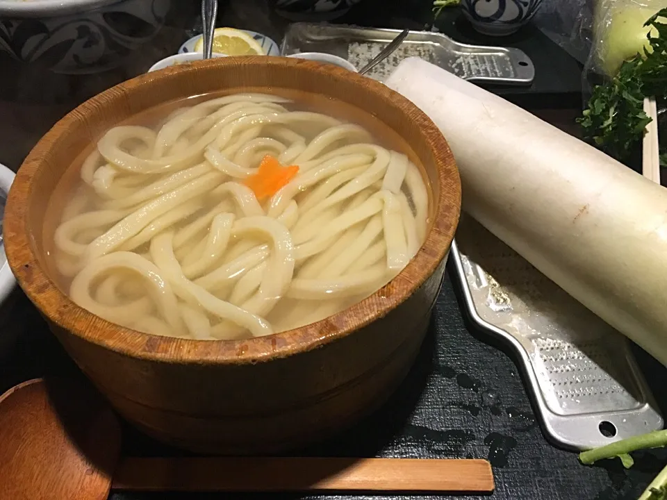 たらいうどん椛屋さんの釜揚げ|大塚寛之さん