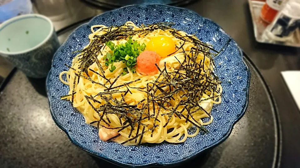 洋麺屋五右衛門 たらこと湯葉とモッツァレラチーズのカルボナーラ|ミナミ ヒロヤさん