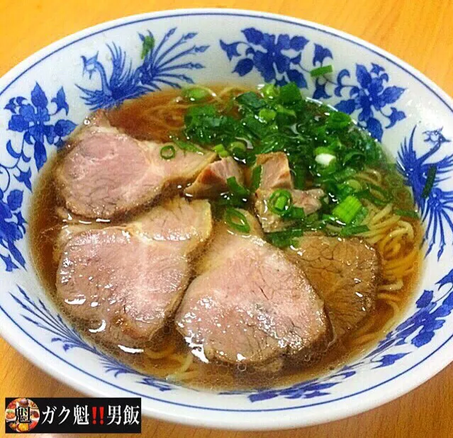 自作ラーメン 雑盛り 軽トラ屋台風 夜泣きラーメン|ガク魁‼︎男飯さん