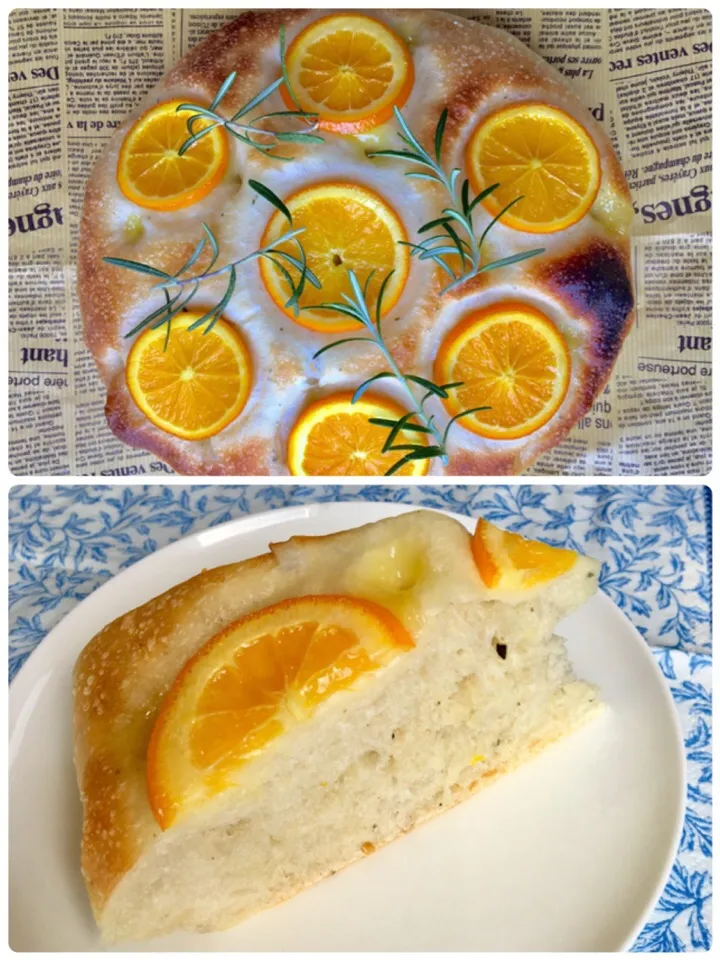 Orange Rosemary and Honey Breakfast Focaccia|gonbenさん