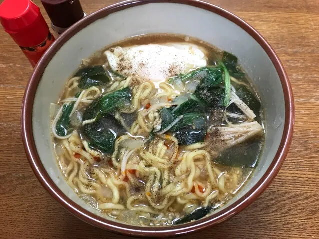 マルちゃん正麺🍜、味噌味❗️✩⃛꒰⁎⁍̴◡⁍̴⁎ ॢ꒱✨|サソリさん