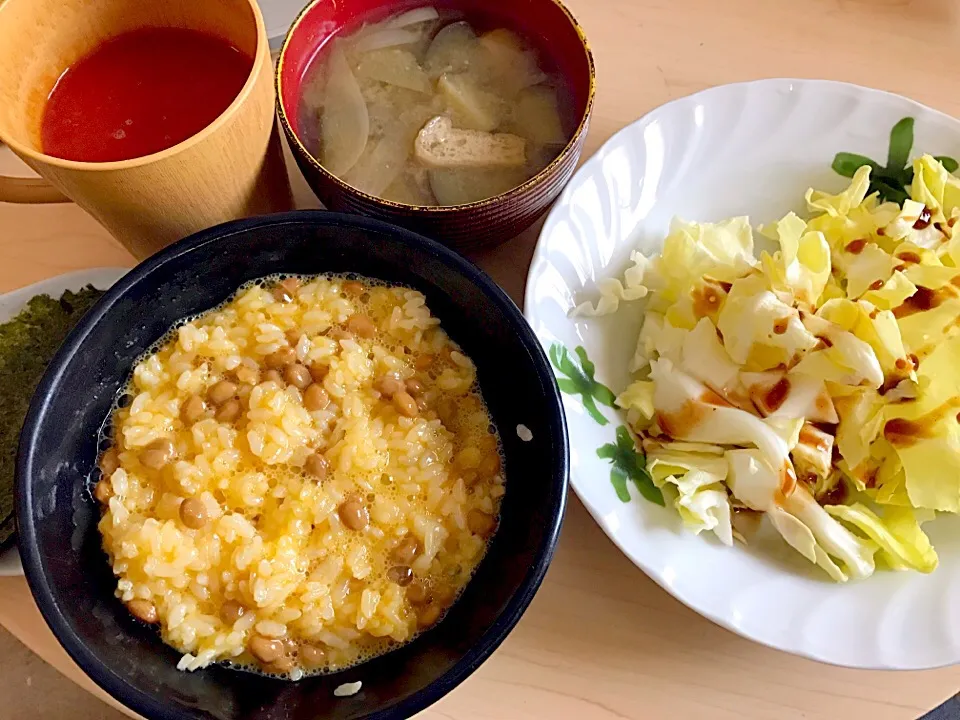 4月23日朝食兼昼食|ばぁさんさん