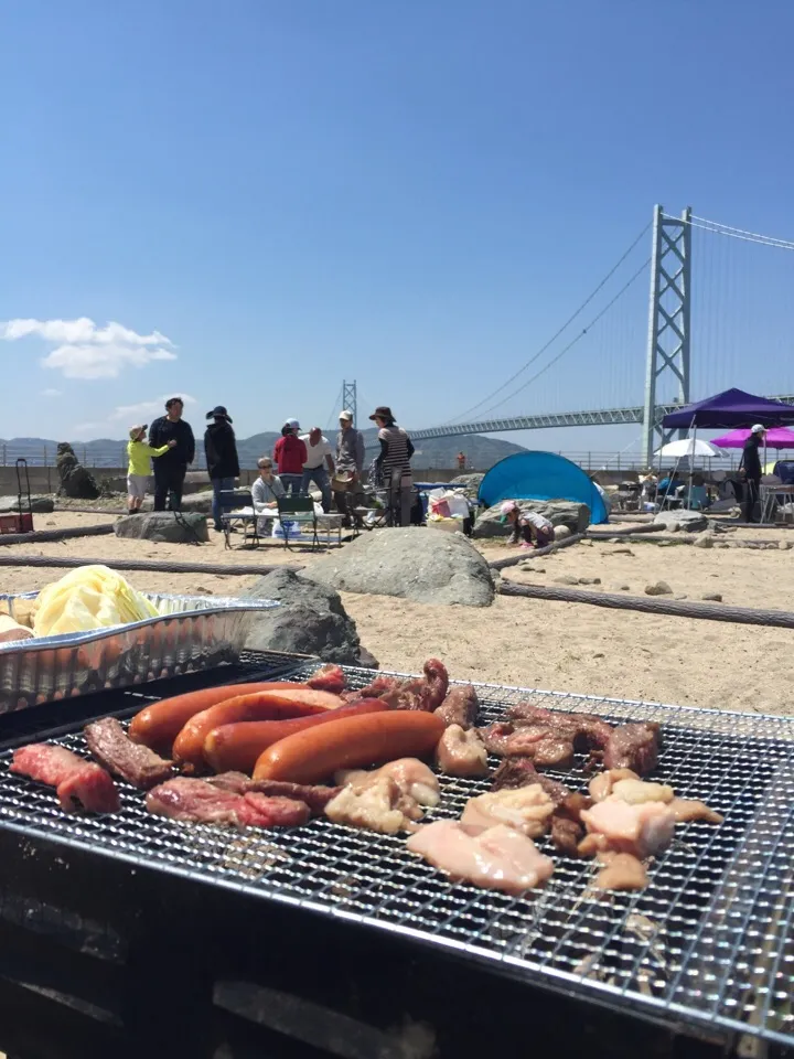 4月23日お昼ご飯。友人夫婦とBBQ💕|あやさん