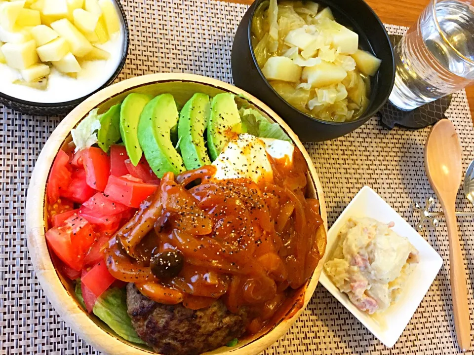 ロコモコ丼ランチ|Nana🐾さん