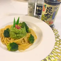 Snapdishの料理写真:ブロッコリーのこぶおろしパスタ