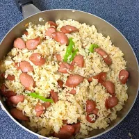 fried rice with hotdog|Arlyn Montecilloさん